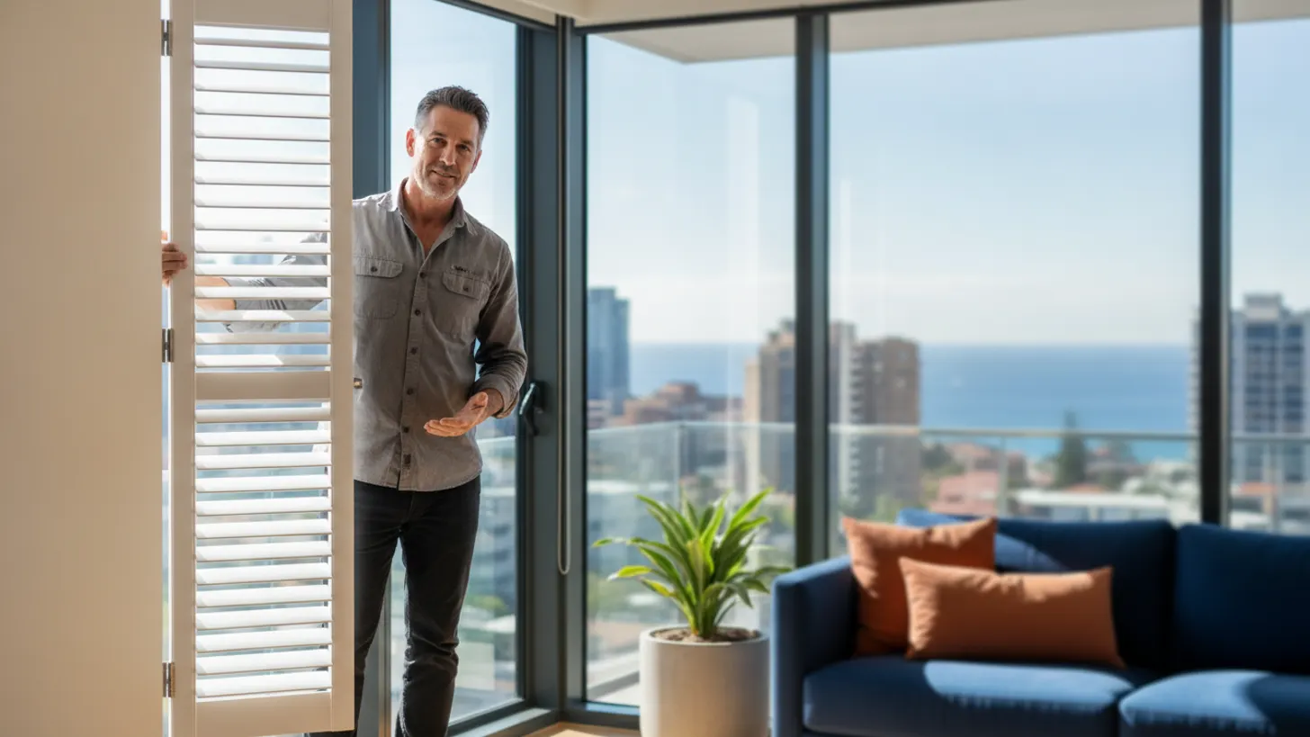 Apartment window shutters Australia: strata approval guide NSW, LuxeShutters