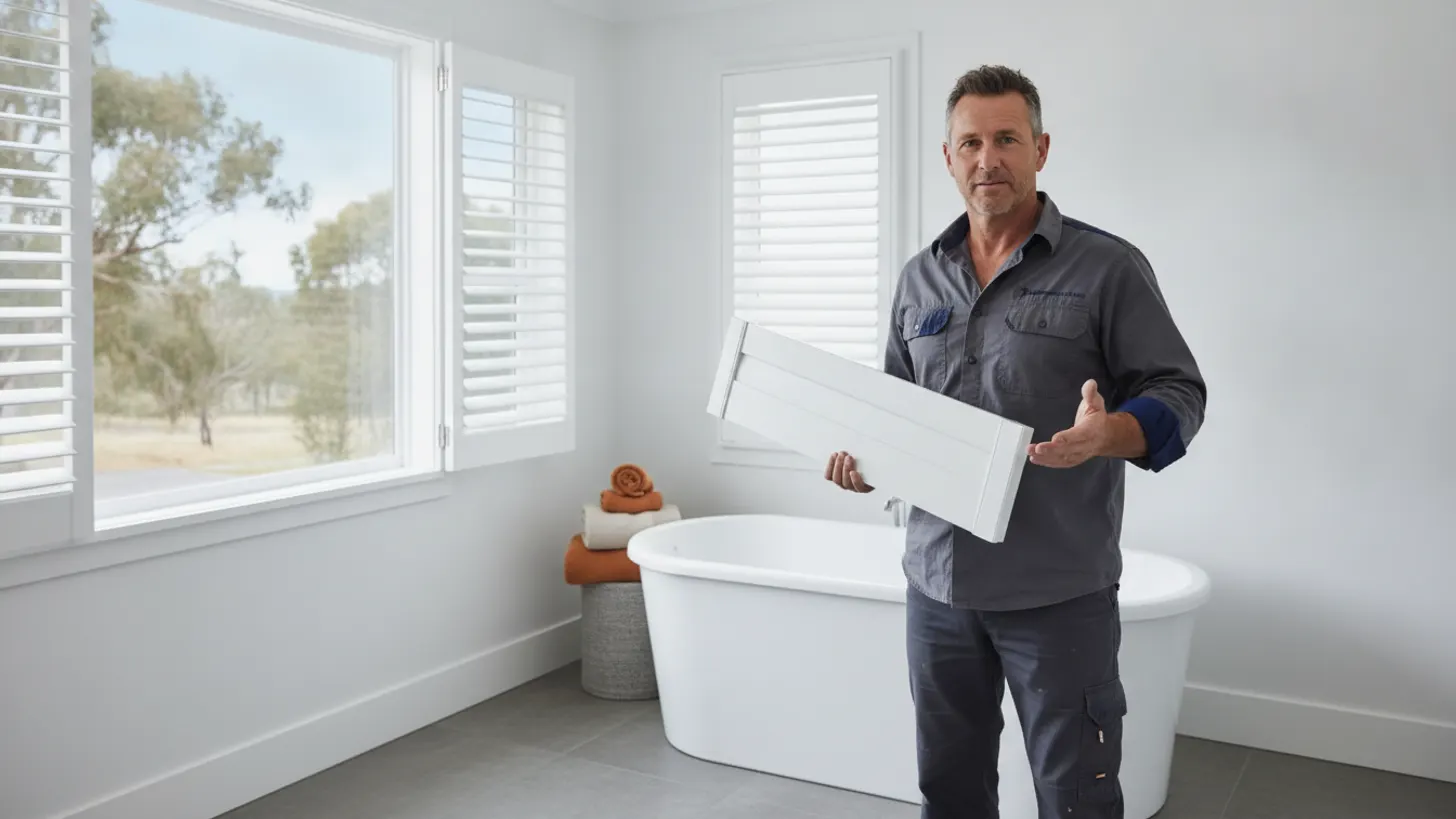 Bathroom shutters Australia: moisture-resistant window solutions, LuxeShutters