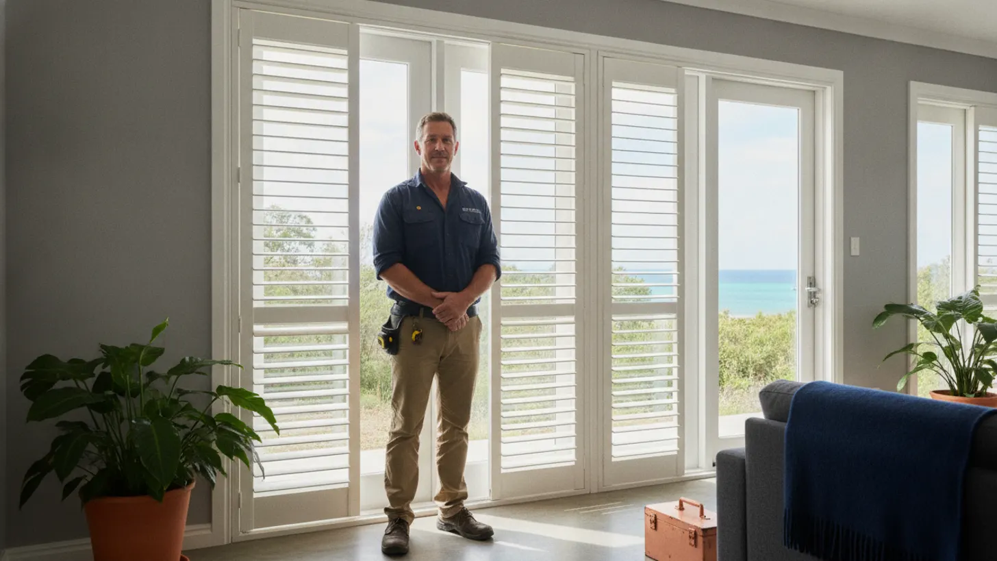 French door shutters Australia: NSW guide to sliding and hinged doors, LuxeShutters