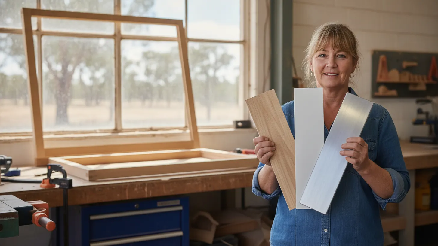 Plantation shutter materials Australia: basswood vs PVC vs aluminium, LuxeShutters