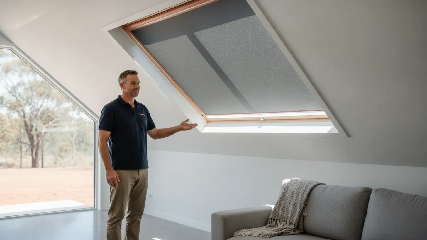 Skylight blinds Australia: manage heat and glare in NSW homes, LuxeShutters